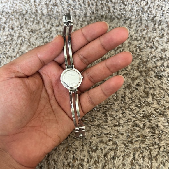 Movado Museum bangle bracelet women’s silver watch with black face - Picture 5 of 10